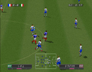 ISS Pro Evolution - Screenshot - Gameplay (Japan) - 607x476