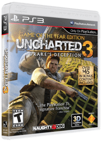 Uncharted 3: Drake's Deception: Game of the Year Edition - Box - 3D (North America) - 984x1365