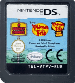 2 Disney Games: Phineas and Ferb / Phineas and Ferb Ride Again - Cart - Front (Europe) - 774x861