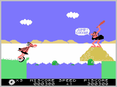 B.C.'s Quest for Tires - Screenshot - Gameplay (North America) - 256x192