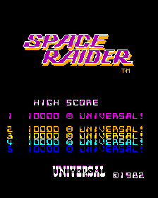 Space Raider - Screenshot - Game Title (World) - 192x240