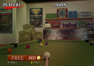 Billiards Xciting - Screenshot - Gameplay (World) - 640x448