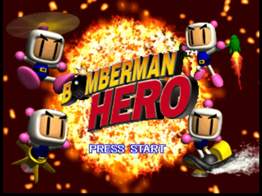 Bomberman Hero - Screenshot - Game Title (North America) - 960x720