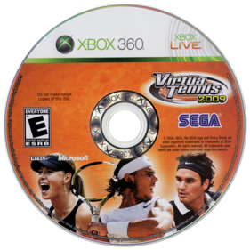 Virtua Tennis 2009 - Disc (North America) - 900x900