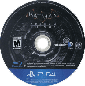 Batman: Arkham Knight - Disc (North America) - 748x755