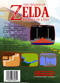The Legend of Zelda: Journey of a Day - Fanart - Box - Back (United States) - 300x411