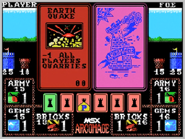 Arcomage - Screenshot - Gameplay (World) - 256x192