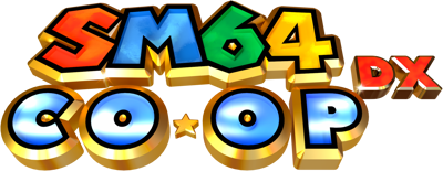 Super Mario 64 Coop Deluxe - Clear Logo (World) - 1985x770
