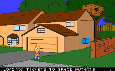 The Simpsons: Bart's House of Weirdness - Screenshot - Gameplay (North America) - 320x200