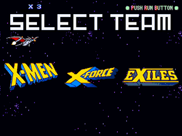 X-Men: The Arcade Game (Remake Version) [Special Edition] - Screenshot - Game Select (World) - 960x720
