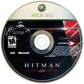 Hitman: Blood Money - Disc (North America) - 1179x1179