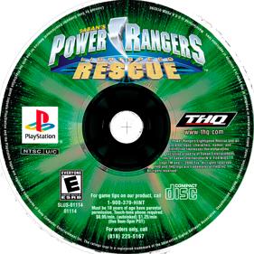 Power Rangers: Lightspeed Rescue - Disc (North America) - 2500x2500