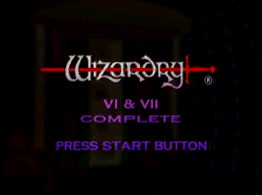Wizardry VI & VII Complete - Screenshot - Game Title (Japan) - 603x448