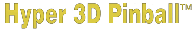 hyper 3-D Pinball - Clear Logo (Japan) - 1160x189