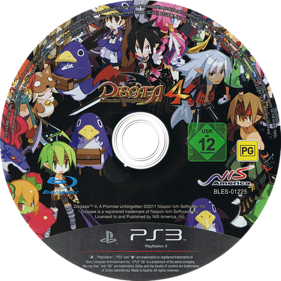 Disgaea 4: A Promise Unforgotten - Disc (Europe) - 500x500