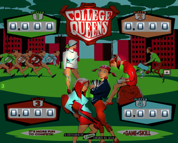 College Queens - Arcade - Marquee (World) - 1280x1024