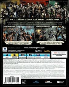 For Honor - Box - Back (Germany) - 643x800