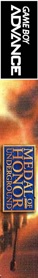 Medal of Honor: Underground - Box - Spine (North America) - 187x1369