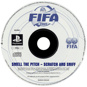 FIFA 2001: Major League Soccer - Disc (Europe) - 600x600