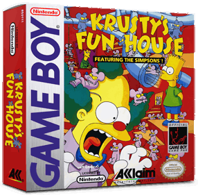 Krusty's Fun House - Box - 3D (North America) - 1016x998