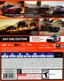 DiRT 4 - Box - Back (North America) - 638x800