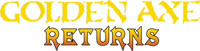 Golden Axe Returns - Clear Logo (World) - 1200x306