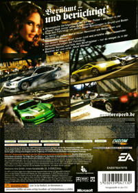 Need for Speed: Most Wanted (2005) - Box - Back (Europe) - 1471x2056