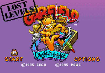 Garfield: The Lost Levels - Screenshot - Game Title (World) - 320x224