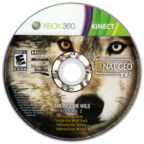 Kinect Nat Geo TV: America the Wild - Disc (North America) - 900x900