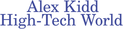 Alex Kidd: High-Tech World - Clear Logo (Brazil) - 3840x904
