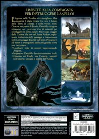 The Lord of the Rings: The Fellowship of the Ring - Box - Back (Italy) - 568x800