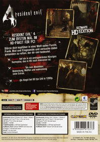 Resident Evil 4 (2005) - Box - Back (Germany) - 903x1280