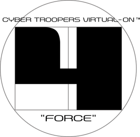 Cyber Troopers Virtual-On Force - Clear Logo (Japan) - 419x409
