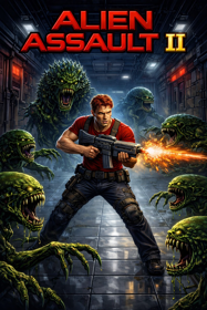 Alien Assault II - Fanart - Box - Front (World) - 1024x1536