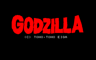 New Godzilla - Screenshot - Game Title (Japan) - 640x400