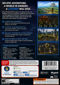 Blue Dragon re:Blue - Fanart - Box - Back (North America) - 721x1024