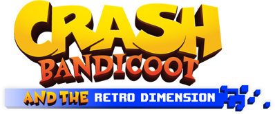 Crash Bandicoot and the Retro Dimension - Clear Logo (North America) - 751x313