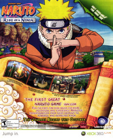 Naruto: Rise of a Ninja - Advertisement Flyer - Front (United States) - 1800x2178