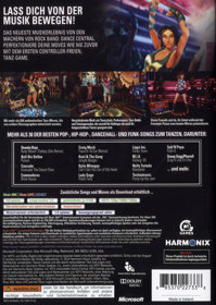 Dance Central - Box - Back (Germany) - 1008x1417