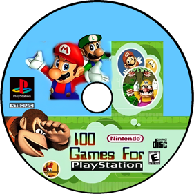 100 Nintendo Games For Playstation - Disc (North America) - 1000x1000