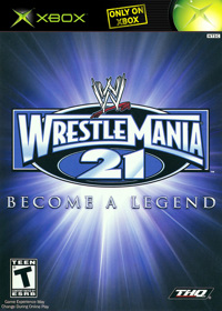 WrestleMania 21 - Box - Front - Reconstructed (North America) - 715x1000