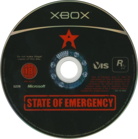 State of Emergency - Disc (United Kingdom) - 750x753
