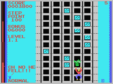 Crazy Climber Redux - Screenshot - Gameplay (World) - 256x192