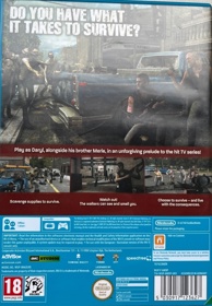 The Walking Dead: Survival Instinct - Box - Back (Europe) - 1148x1657
