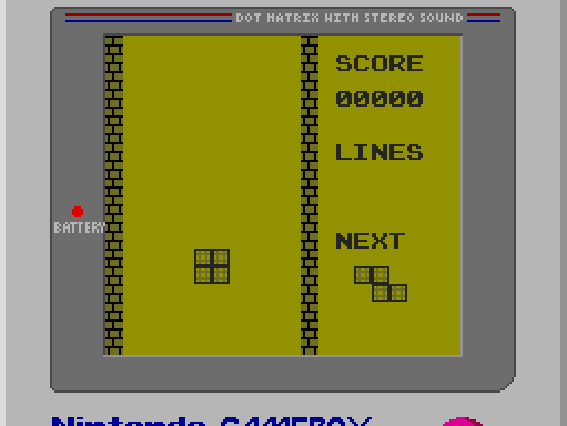 Illustration of GameBoy Tetris