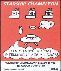 Starship Chameleon - Advertisement Flyer - Front (World) - 642x742
