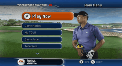 Tiger Woods PGA Tour 07 - Screenshot - Game Select (World) - 2480x1344