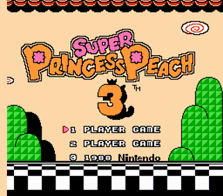 Super Princess Peach 3 - Screenshot - Game Title (World) - 256x224