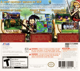 Etrian Odyssey IV: Legends of the Titan - Box - Back (North America) - 640x571