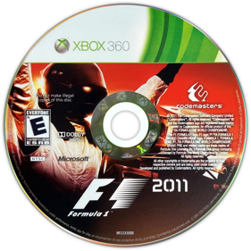 F1 2011 - Disc (North America) - 1211x1211